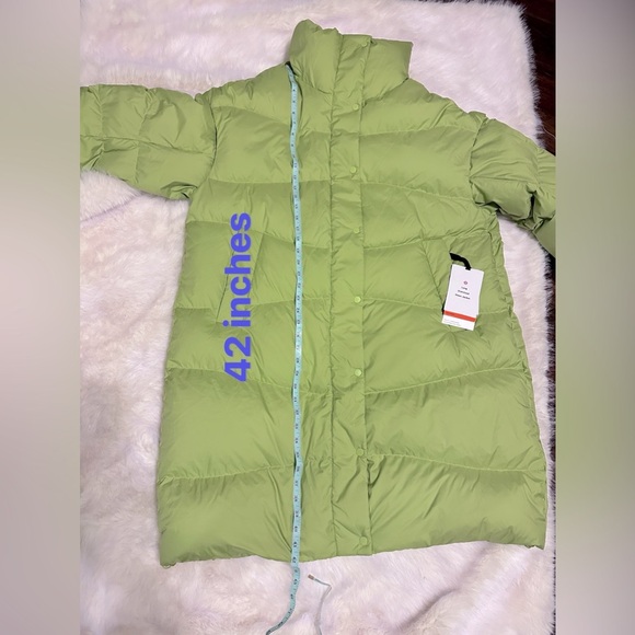 NWT Lululemon Long Oversized Down Jacket / wasabi / M/L - Picture 14 of 14